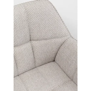 KARE Design Cadeira giratória Thinktank cinza New