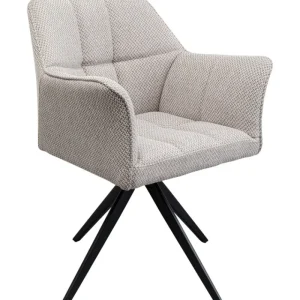 KARE Design Cadeira giratória Thinktank cinza New
