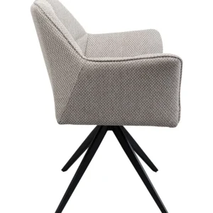 KARE Design Cadeira giratória Thinktank cinza New
