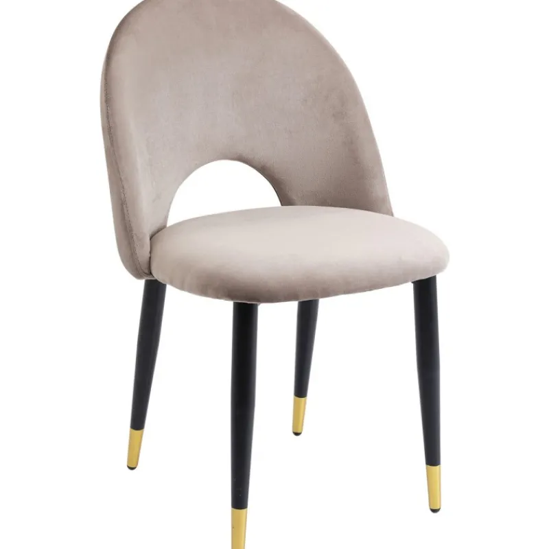cadeira_iris_em_veludo_ta_4.webp KARE Design Cadeira Iris em Veludo Taupe (Conjunto de 2) New