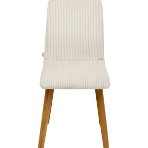 KARE Design Cadeira Lara Cord Creme Hot