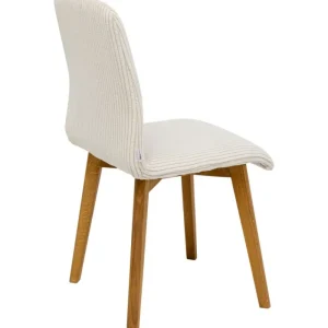 KARE Design Cadeira Lara Cord Creme Hot