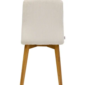 KARE Design Cadeira Lara Cord Creme Hot