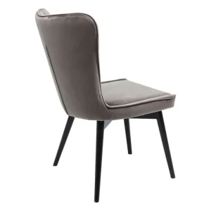 KARE Design Cadeira Marshall em veludo Cinzento New