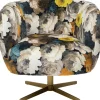 KARE Design Cadeira Rotativa Peony Amarela Online