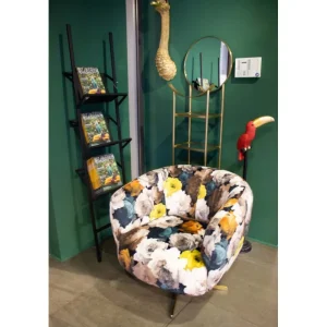 KARE Design Cadeira Rotativa Peony Amarela Online