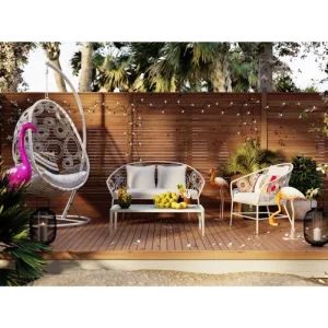 KARE Design Cadeira suspensa Ibiza White Online