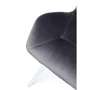 KARE Design Cadeira Viva Cinzenta Cromado Online