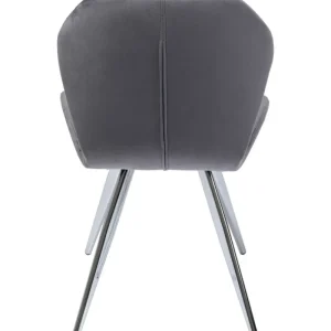 KARE Design Cadeira Viva Cinzenta Cromado Online