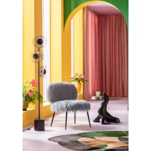 KARE Design Cadeirão Buck cinzento Fashion