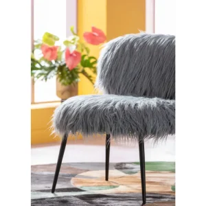 KARE Design Cadeirão Buck cinzento Fashion