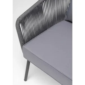 KARE Design Cadeirão com apoio Elba Cinzento Online