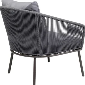 KARE Design Cadeirão com apoio Elba Cinzento Online