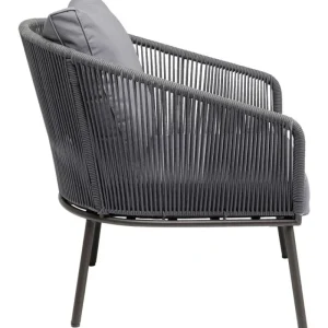 KARE Design Cadeirão com apoio Elba Cinzento Online