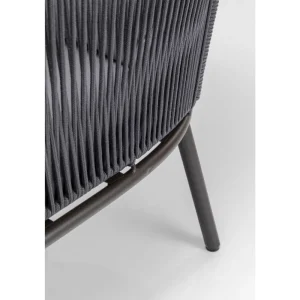 KARE Design Cadeirão com apoio Elba Cinzento Online