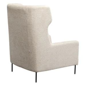 KARE Design Cadeirão e apoio para os pés Quinn bege Sale