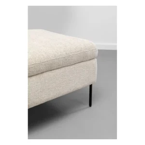 KARE Design Cadeirão e apoio para os pés Quinn bege Sale