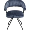KARE Design Cadeirão Giratória Arabella azul Online