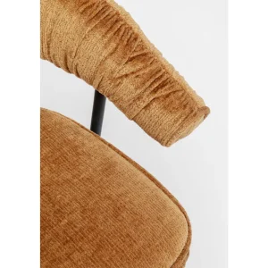 KARE Design Cadeirão Giratória Arabella laranja Fashion