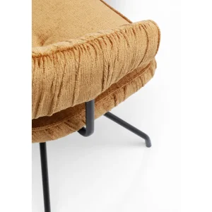 KARE Design Cadeirão Giratória Arabella laranja Fashion