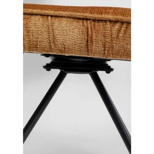 KARE Design Cadeirão Giratória Arabella laranja Fashion