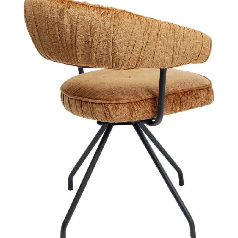 cadeiro_giratria_arabella_6-2.webp KARE Design Cadeirão Giratória Arabella laranja Fashion