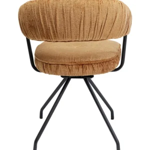 KARE Design Cadeirão Giratória Arabella laranja Fashion