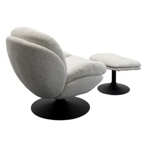 KARE Design Cadeirão Giratório + Apoio Stanford Fashion