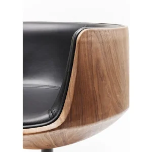 KARE Design Cadeirão Giratório Club Walnut New