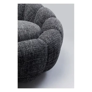 KARE Design Cadeirão giratório Peppo Bloom Preto Clearance