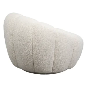 KARE Design Cadeirão giratório Peppo Bloom Branco Clearance