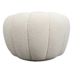 KARE Design Cadeirão giratório Peppo Bloom Branco Clearance