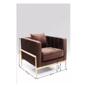 KARE Design Cadeirão Loft Castanho Discount