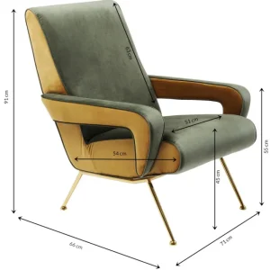 KARE Design Cadeirão Luna High Verde Clearance