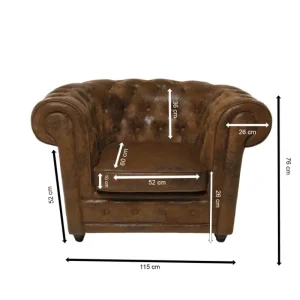 KARE Design Cadeirão Oxford Vintage Smart Outlet