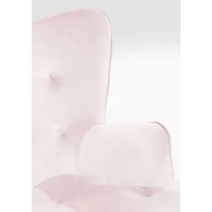 KARE Design Cadeirão Preto Vicky Velvet Malva New