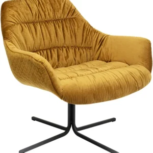 KARE Design Cadeirão Rotativo Bristol Amarelo Sale