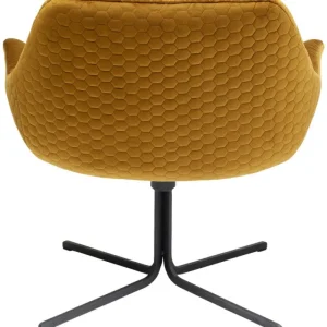 KARE Design Cadeirão Rotativo Bristol Amarelo Sale