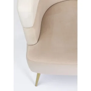 KARE Design Cadeirão Sandwich Creme Clearance