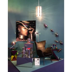 KARE Design Cadeirão Tudor em Veludo Preto Sale