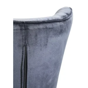 KARE Design Cadeirão Tudor em Veludo Preto Sale