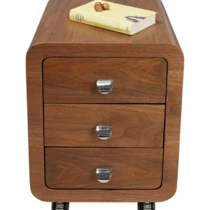 KARE Design Cajonera con ruedas Club nogal Hot