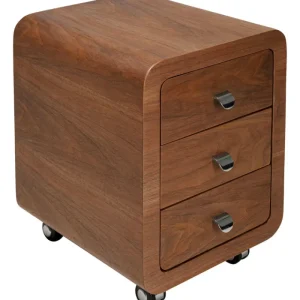 KARE Design Cajonera con ruedas Club nogal Hot