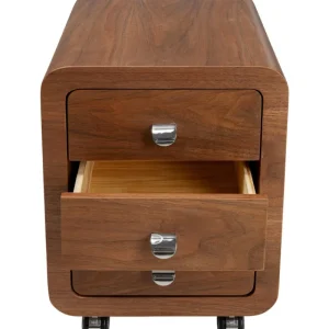 KARE Design Cajonera con ruedas Club nogal Hot