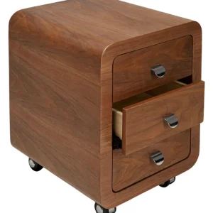 KARE Design Cajonera con ruedas Club nogal Hot