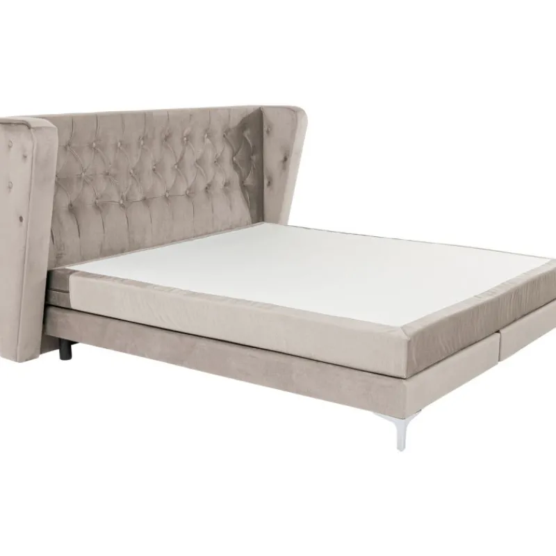 cama_boxspring_benito_moo_1.webp KARE Design Cama Boxspring Benito Moon Cream 160x200 cm Discount