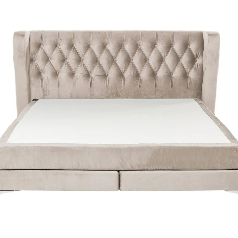 cama_boxspring_benito_moo_2.webp KARE Design Cama Boxspring Benito Moon Cream 160x200 cm Discount