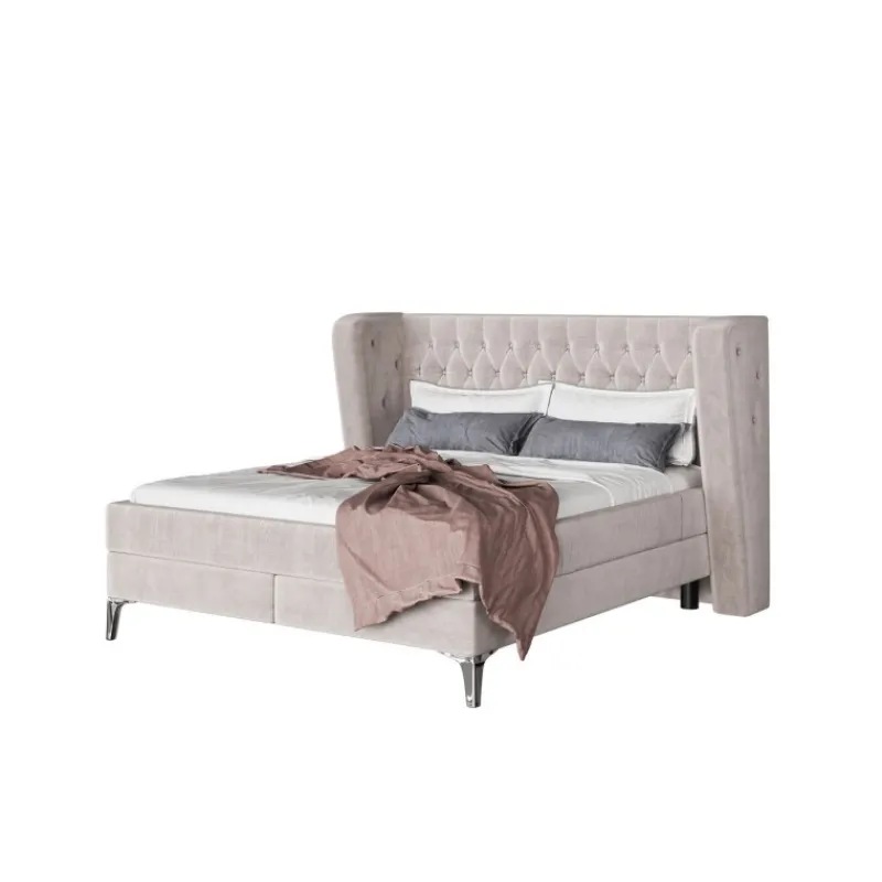 cama_boxspring_benito_moo_4.webp KARE Design Cama Boxspring Benito Moon Cream 160x200 cm Discount