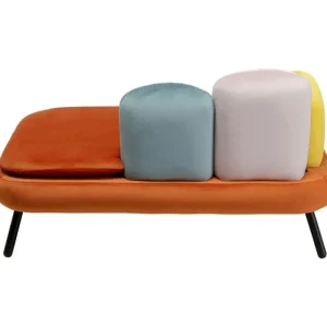 KARE Design Cama de Cão/Gato Diva Cor de Laranja Hot