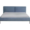 KARE Design Cama East Side Cord azul 180x200 cm Sale